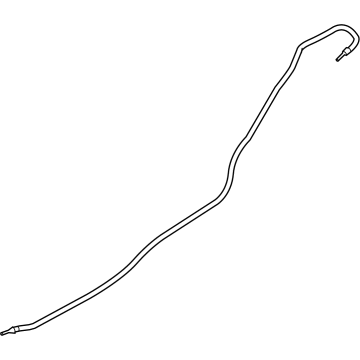 Mitsubishi Fuel Door Release Cable - 5943A074