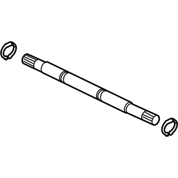 Mitsubishi MR953315 Inner Shaft, Driver Side