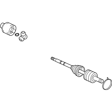 Mitsubishi Lancer Axle Shaft - MR580503