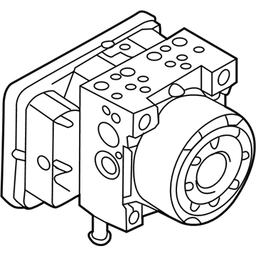 Mitsubishi ABS Control Module - 4670B234