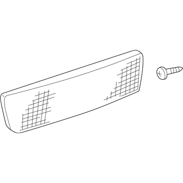 Mitsubishi Bumper Reflector - MN133367