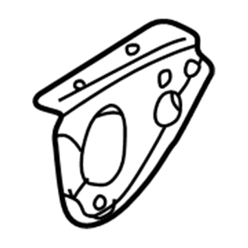 Mitsubishi MR437602 Protector, Passenger Side