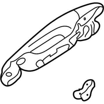 Mitsubishi Exterior Door Handle - MR642032