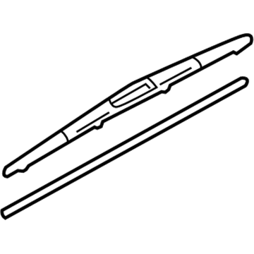 Mitsubishi Windshield Wiper - MZ690152