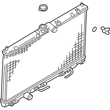 Mitsubishi Radiator - MZ690918