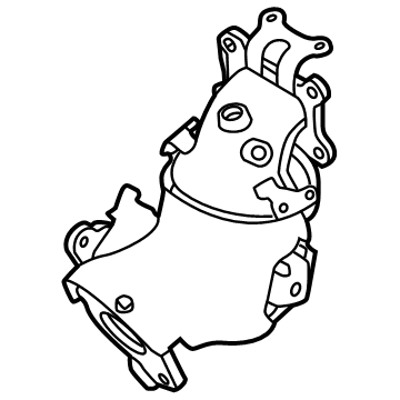 Mitsubishi Outlander PHEV Catalytic Converter - 1584B419