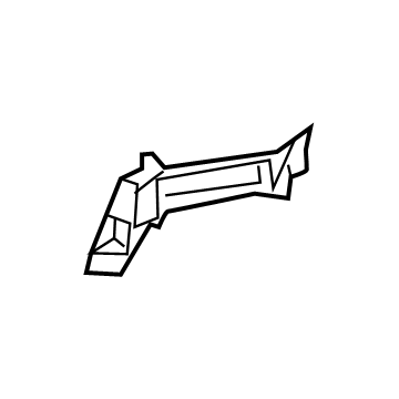 Mitsubishi 6400H655 Side Bracket, Driver Side