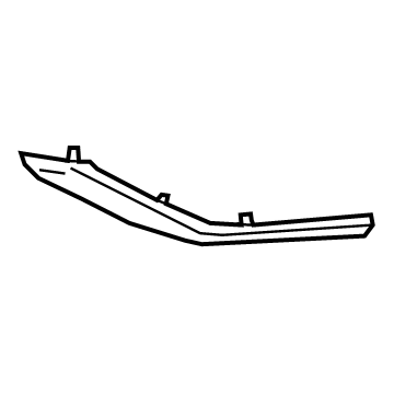 Mitsubishi 6407A247 Lower Trim, Driver Side