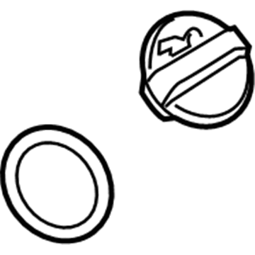 Mitsubishi Oil Filler Cap - 1250A043