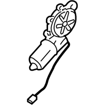 Mitsubishi Lancer Window Motor - MN126737