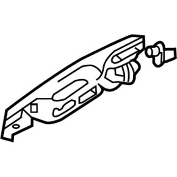 Mitsubishi Exterior Door Handle - MR656357