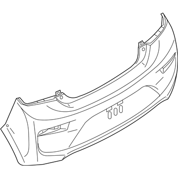 Mitsubishi Mirage Bumper - 6410D945