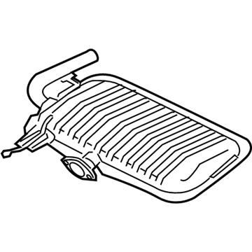 Mitsubishi Muffler - 1571A703