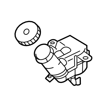 Mitsubishi Brake Master Cylinder Reservoir - 4627A026