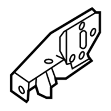 Mitsubishi 6400D582 Side Bracket, Passenger Side