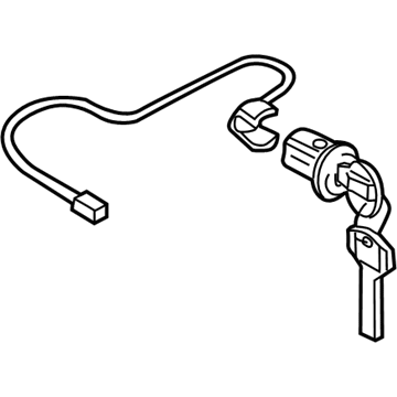 Mitsubishi Door Lock Cylinder - MR325990