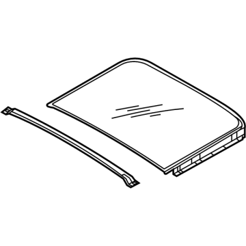 Mitsubishi Sunroof - 91604W070P