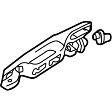 Mitsubishi Endeavor Exterior Door Handle - MR642016