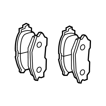 Mitsubishi Outlander Brake Pads - 4605C463