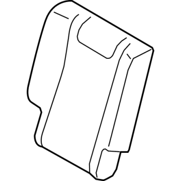 Mitsubishi 6902F258 Seat Back Pad, Passenger Side