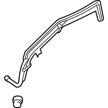 Mitsubishi Fuel Filler Neck - MR523082