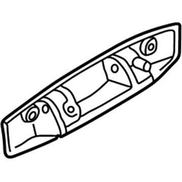 Mitsubishi Montero Exterior Door Handle - MR970185