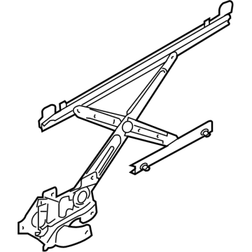 Mitsubishi Outlander PHEV Window Regulator - 5713A344