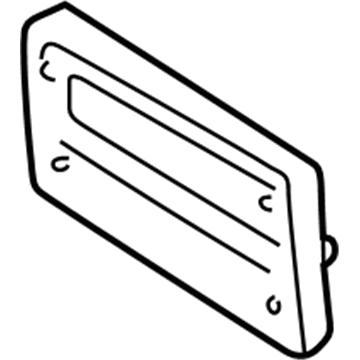 Mitsubishi License Plate - MR215005