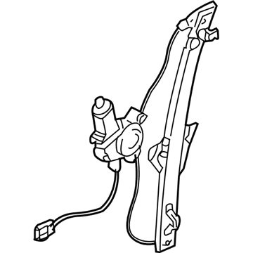 Mitsubishi Window Regulator - MR599950