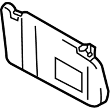 Mitsubishi Endeavor Sun Visor - MN134780HB