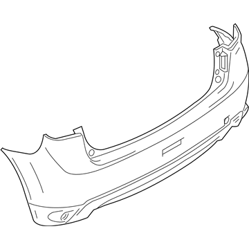 Mitsubishi Outlander Sport Bumper Cover - 6410C587