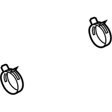 Mitsubishi MR993229 Lower Hose Clamp
