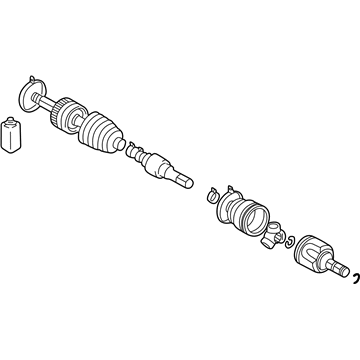 Mitsubishi Galant Axle Shaft - MR196740