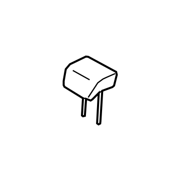 Mitsubishi 6971A784XA Headrest, Center
