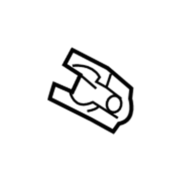 Mitsubishi 7405A287 Molding Retainer Clip, Driver Side