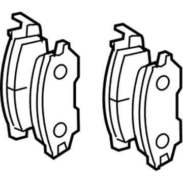 Mitsubishi Brake Pads - MZ690565