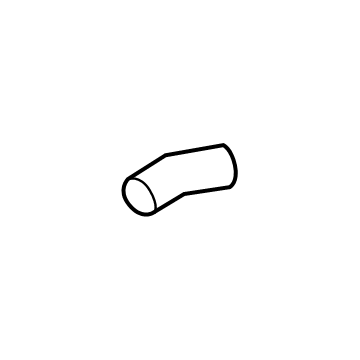 Mitsubishi Eclipse Cross Coolant Reservoir Hose - 1370B761