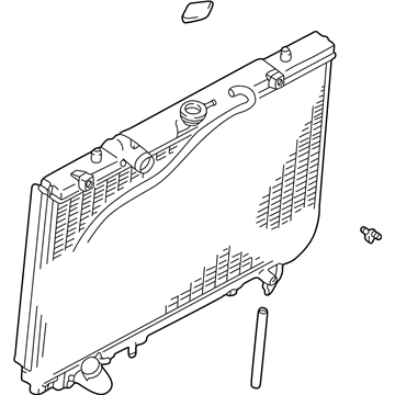 Mitsubishi Radiator - MZ690922