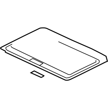 Mitsubishi 5863A012YA Sunshade Beige