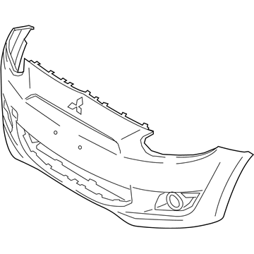 Mitsubishi Mirage Bumper - 6400D340