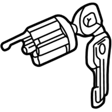 Mitsubishi Lancer Ignition Lock Cylinder - 6370A184