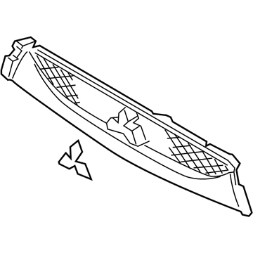 Mitsubishi Outlander Sport Grille - 6402A216