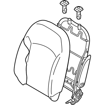 Mitsubishi 6901B739HA Seat Back Assembly