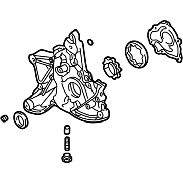 Mitsubishi Oil Pump - 1211A073