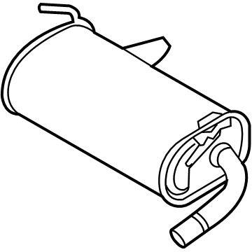Mitsubishi Outlander PHEV Muffler - 1571B816