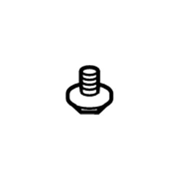 Mitsubishi MB814162 Bumper Cover Retainer Clip