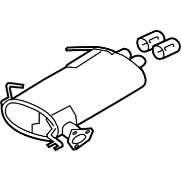 Mitsubishi Muffler - 1571B005