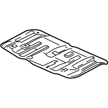 Mitsubishi Exhaust Heat Shield - MR504400