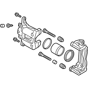 Mitsubishi Brake Caliper - 4605B478
