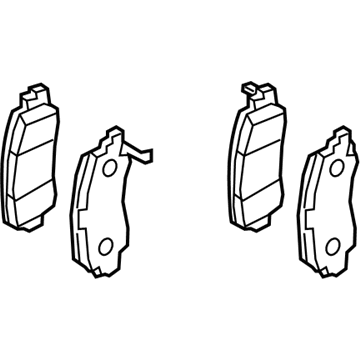 Mitsubishi Brake Pads - 4605B481